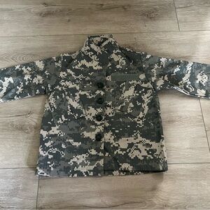 Kids Military Camo Tactical Trooper Clothing Uniform Top Jacket Size XXS